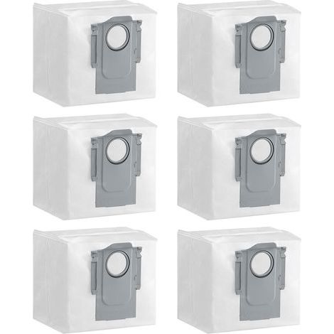 6 Sacs Poussière - Lot de 6 - Tissu Non Tissé - Filtration Fine 2,5L - Pour Robots Aspirateurs Série Q et S - Compatible Multi-Modèles (1/5)