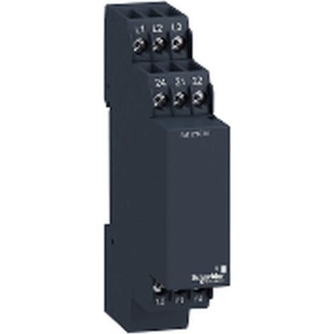 Relé de control de alimentación trifásico modular, 5 a, 2 nanc, 208...440 v ca - RM17TG20