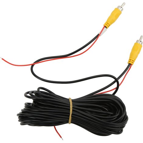 Câble vidéo RCA de 10 m avec rallonge composite pour caméra de recul de vidéosurveillance, lecteur DVD et décodeur TV (1/5)
