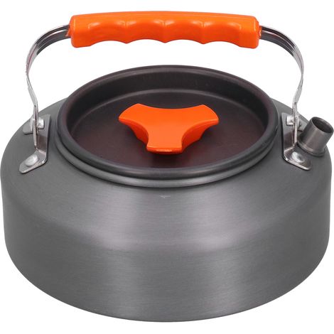 Bouilloire portable 1,1L en alliage d'aluminium - Théière, cafetière pour camping extérieur (1/5)