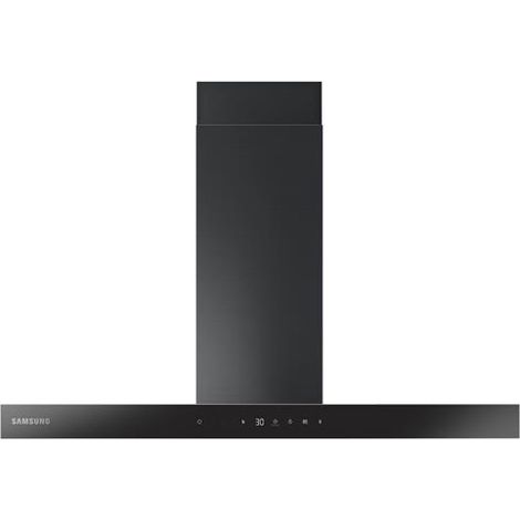 Samsung – Hotte décorative murale 90cm 580 m3/h 70 dBA – Aspiration mixte – Filtre à graisse lavable – NK36C5703TM (1/5)