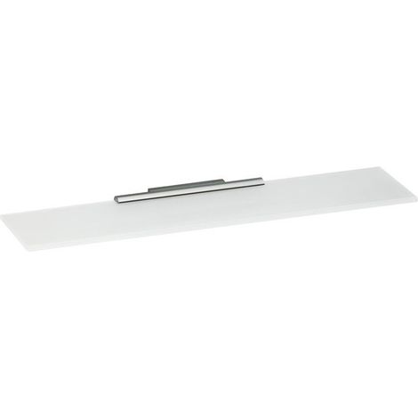 Panneau en verre cristal libre PLAN, sans bord vert, dessous mat 220 x 100 x 8 mm KEUCO