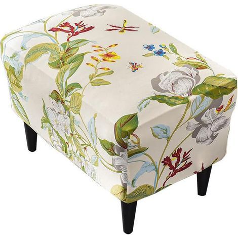 Housse de repose-pieds – Motif “Printemps paisible” – Dimensions 40 × 60 cm (1/4)