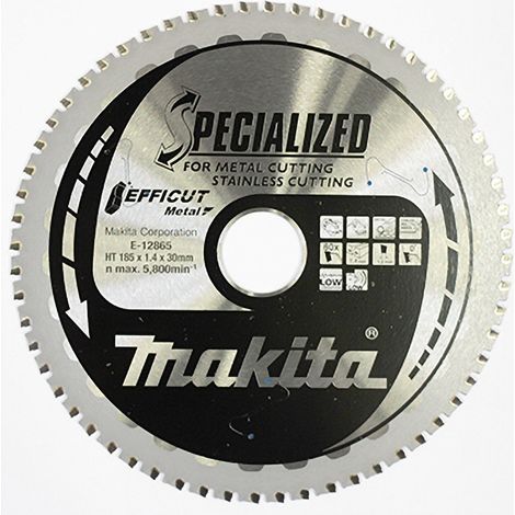 Makita EFFICUT Hoja de sierra metal 185 x 30 x 60Z - E-12865