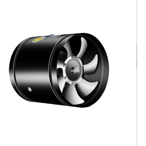 1 Ventilateur de conduit en ligne, moteur en cuivre, boîtier métal, 4/6/8 pouces, pour cuisine, salle de bain, restaurant (1/5)