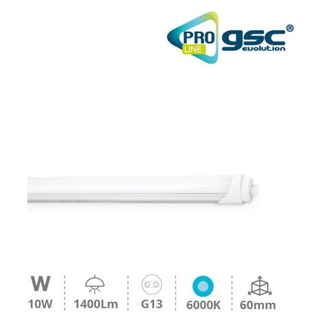 GSC 200815005 Tubo de led T8 60cm 10W 6000K PRO LINE