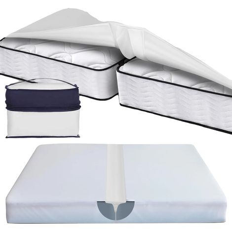 Connecteur de Matelas, Design Antidérapant, Remplisseur de Fente de Lit Confortable, 180x200cm (1/5)