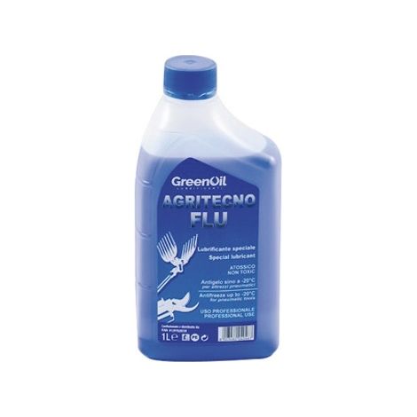Lubrificante olio atossico antigelo agritecno flu 1lt per attrezzi pneumatici