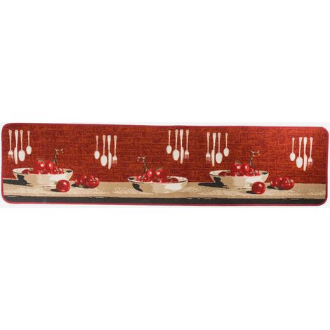 Tapis d intérieur motif tomates 50 x 200 cm