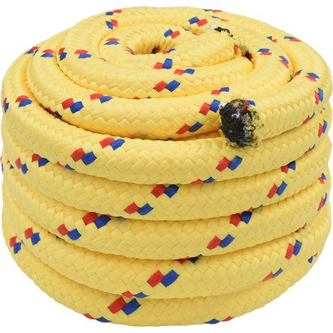 Corde utilitaire polyvalente 60 mm 10 m Jaune PP vidaXL