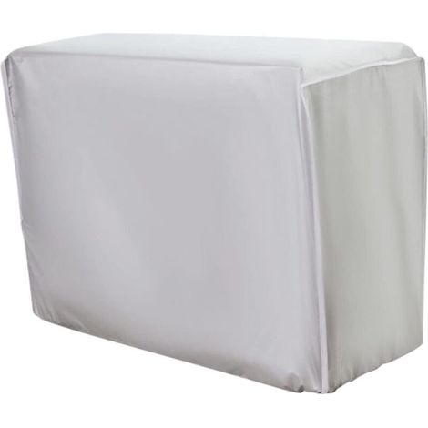 Hotte De Climatisation Climatiseur Pour Fenêtres Poussière D'argent Cache-poussière Pour Climatiseur Couverture Ca Air De Fenêtre L'unité Extérieure Hiver Polyester (1/5)