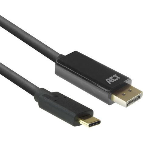 ACT Câble adaptateur USB-C vers DisplayPort - 4K @ 60 Hz - 2 m (1/4)