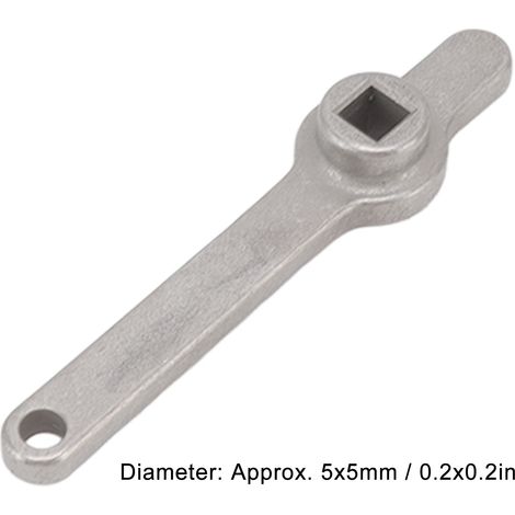Ortviai Clé de purge pour radiateur en acier inoxydable 304 – tête carrée 5 mm (1/4)