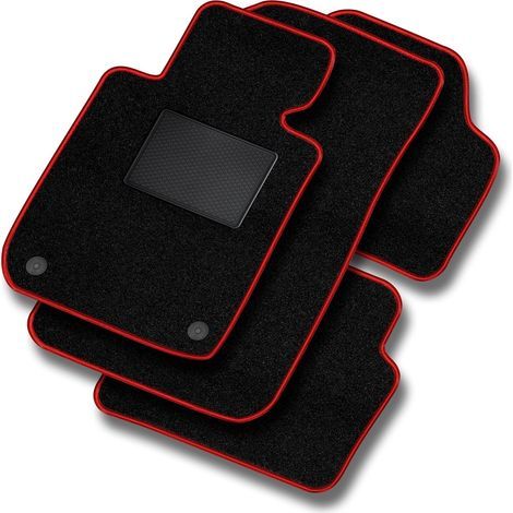 Set of Velour Floor Mats for Renault Arkana 2019-2022, 4.5mm Thick, Secure Fastening, Car Interior (1/5)
