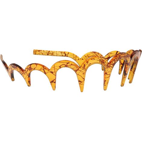 Zigzag Hair Comb Headband with Notched Band for Women, Men, and Girls - 1, One Size (1/5)
