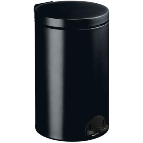 Poubelle à pédale Sanelia - seau antibactérien - 20l - gris manganèse (1/3)
