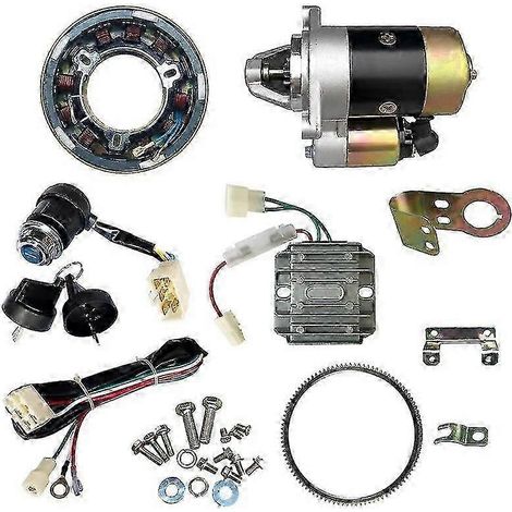 Elektrischer Anlasser. Kompatibel mit Dieselmotoren. Kompatibel mit dem Yanmar L100 186f-Kit.
