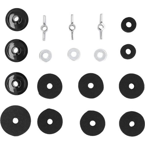 Lot de 18 rondelles papillon de rechange pour cymbales, accessoires pour batterie. (1/5)