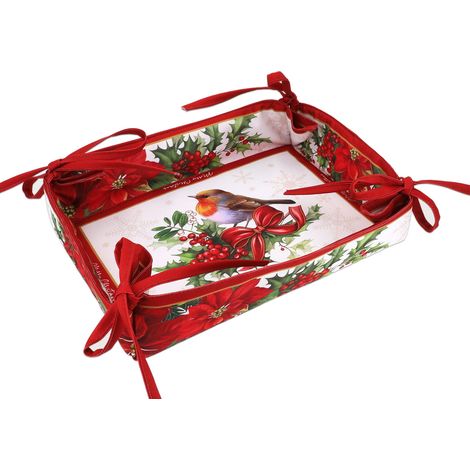 Carmani, grande cesto per il pane - Natale (1/5)