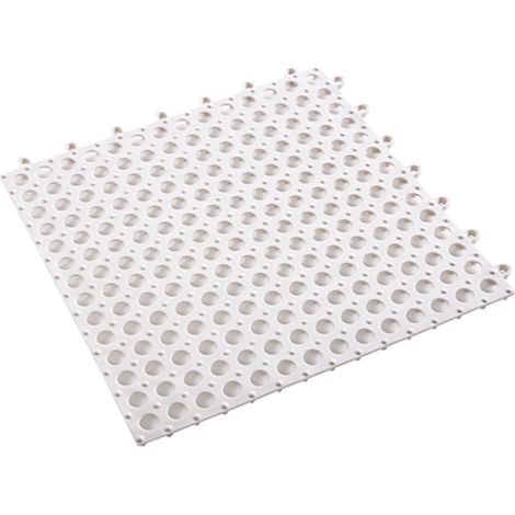 Alfombrilla antideslizante para baño, tamaño DIY, para zonas húmedas, con orificios de drenaje. (1/5)