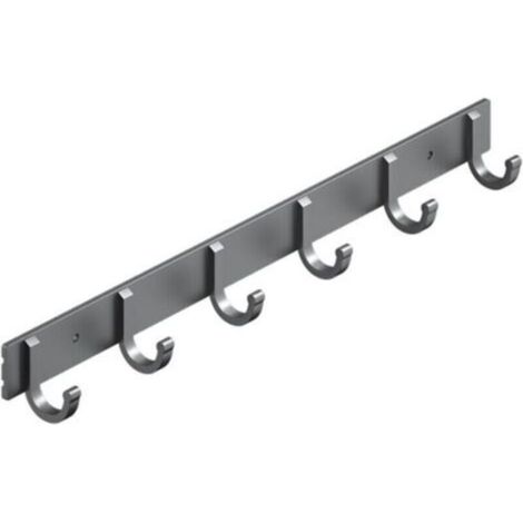 Ganci da parete, ganci in alluminio resistenti per appendere cappotti, cappelli, chiavi, vestiti, ganci per armadio, staffa da parete per cucina, bagno, ufficio -Crezuo