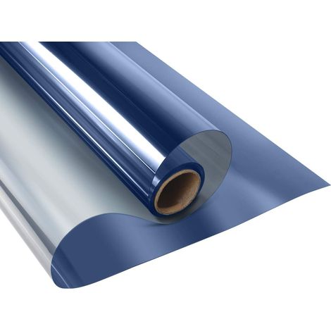 Film Pour Vitre - Adhérence Statique Sans Colle - Protection Anti-UV et Isolation Thermique - Réduction des Rayons Solaires - Usage Intérieur Maison et Bureau - 44,5 cm x 2 m (1/5)