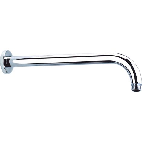 Brazo de pared para ducha redondo en latón pulido para alcachofa Thin Line