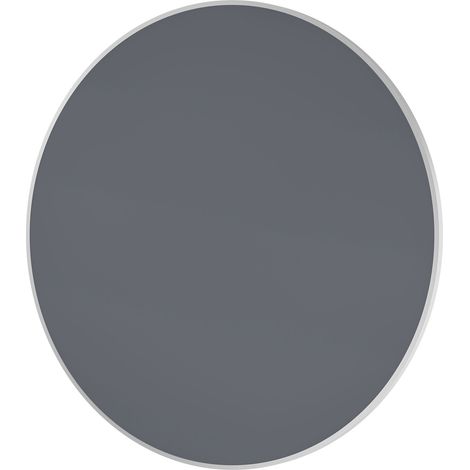 BERNSTEIN - Specchio da parete rotondo di design per il bagno, cornice in alluminio, vetro da 4mm - 8232 - Colore e bianco, Ø 100cm Bianco, Ø100 cm (1/4)