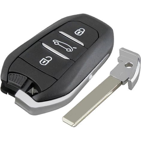 Télécommande intelligente 3 boutons 433 MHz, puce 46, compatible avec les modèles 208, 3008, 508 et 5008 Expert C. (1/5)