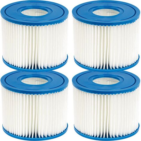 Lot de 4 filtres de piscine pour Intex PureSpa Type S1 Cartouche pour 29001E PureSpa Filtre gonflable de piscine Catridge (1/5)