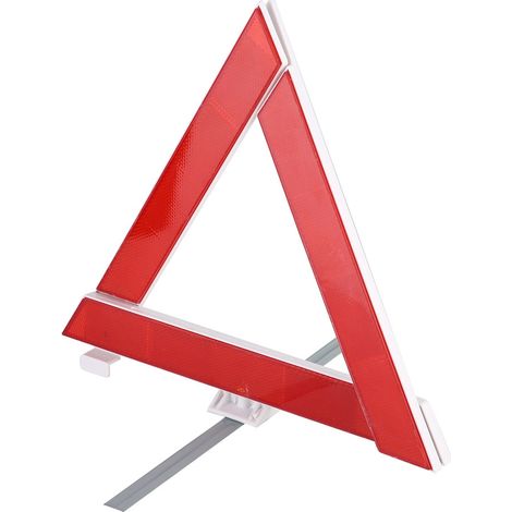 Panneau triangle réfléchissant pliable pour voiture, signal d'urgence de panne, stop de sécurité auto (1/5)