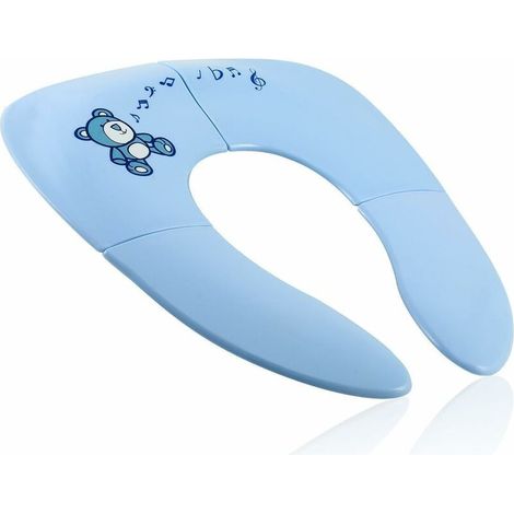 Réducteur de Toilette, Pliable de Toilette Siège Enfant 2 en 1 Réducteur WC Voyage et Maison (1/5)