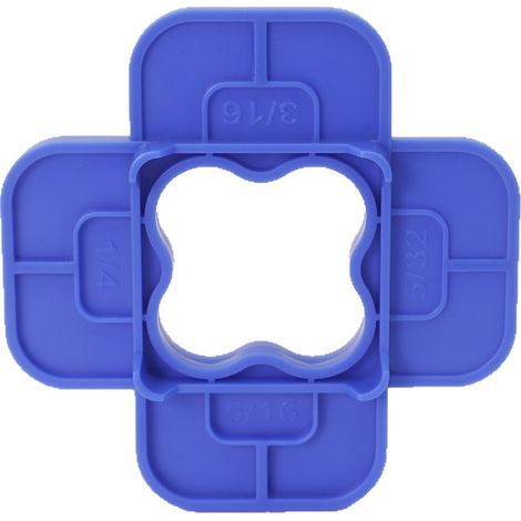 Tapis de pont bleu, 9,89,82,15 cm, 1 pièce, planche en bois, anneau d'isolation en plastique, kit d'outils d'espacement pour tapis de pont. (1/5)
