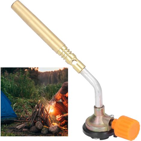 Chalumeau de soudage, chalumeau monotube haute puissance en cuivre pur, permettant de souder des climatiseurs, des réfrigérateurs, des barbecues d'extérieur, des poêles à charbon et des grils de cuisi (1/5)