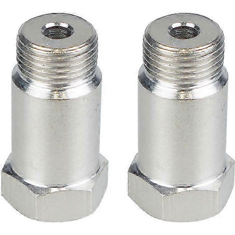 Lot de 2 entretoises M18x1 5 pour capteur d'oxygène, kit d'adaptateur d'extension pour capteur d'émissions, compatibilité universelle (1/5)