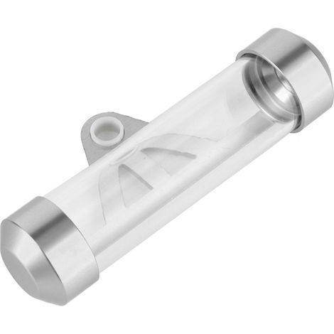 Tube cylindrique universel pour moto, porte-vignette de taxe, support de plaque d'immatriculation, cylindre de rangement argenté (1/5)
