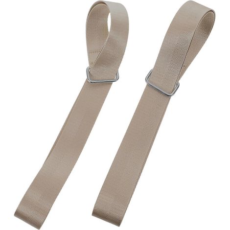 Lot de 2 sangles de traction pour lit coffre relevable - Poignée de rechange pour matelas relevable, sangle de soutien de 50 cm / 19,7 pouces, pour l'organisation du rangement de la chambre à coucher (1/5)
