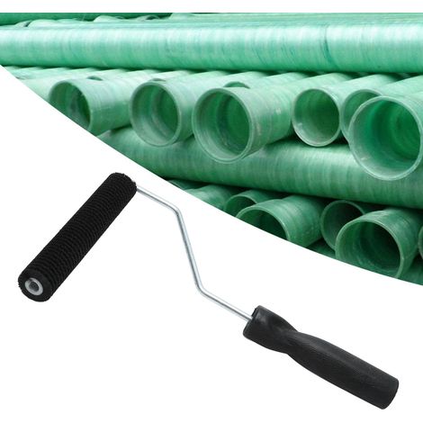 Rouleau à poils de porc Φ28150mm, outil de stratification manuelle en fibre de verre, en poils de porc purs anti-mousse, peut être nettoyé à l'acétone. (1/5)