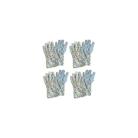 4 paires de gants de jardin avec picots en PVC pour nettoyer le jardin, désherber, planter, arroser (Style 4) (1/5)