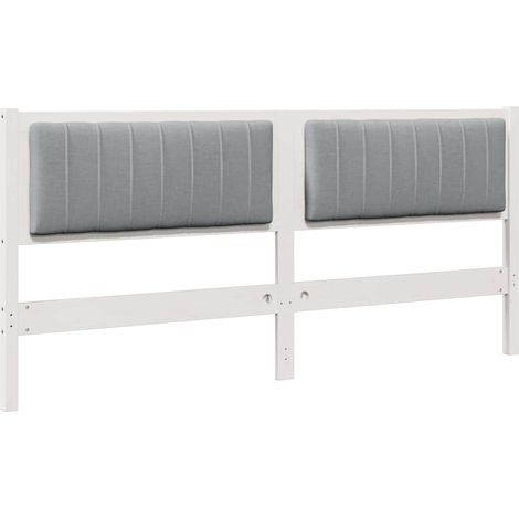 Maison Exclusive - Testiera imbottita con testiera Bianco 180 cm Pino massello