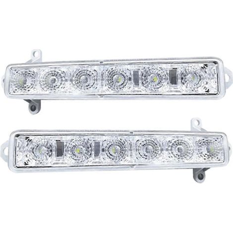 Feux antibrouillard LED DRL gauche et droit pour Citroën C1 (2006-2017) et Citroën C3 (2015-2019) (1/4)