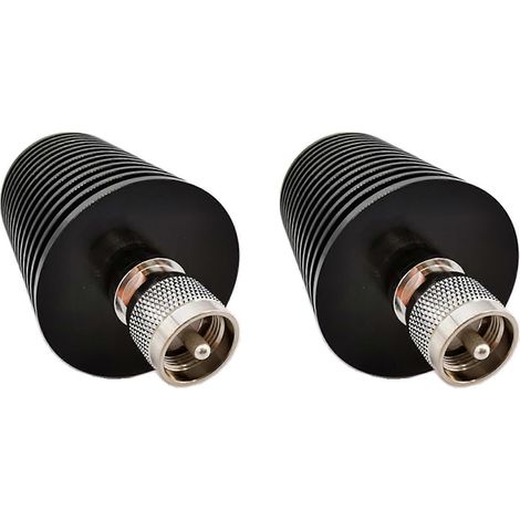Deux charges fictives coaxiales RF, 50 W, connecteur mâle UHF PL259 de type U, 50 ohms, charges fictives CC -500 MHz (1/5)
