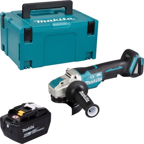 Amoladora angular sin cable Makita DGA 520 ZX1 18 V 125 mm X-LOCK Brushless Solo - sin batería, sin cargador (1/5)