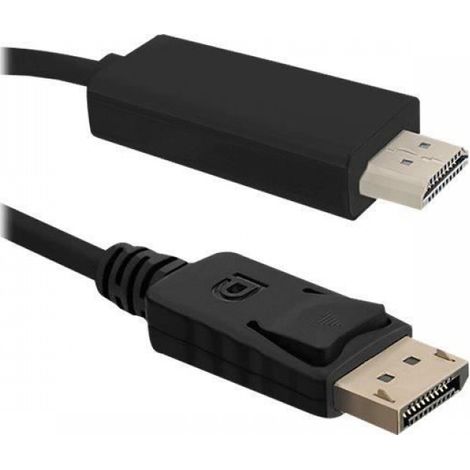 Câble vidéo DisplayPort - HDMI 2m - Qoltec - support 4K