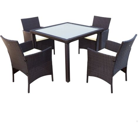 Tavolo con 4 sedie Aktive (1/4)