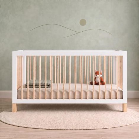 Lit évolutif bébé 140 x 70 cm – Convertible 4 en 1 – 3 niveaux de réglage – Bois de pin massif – Conforme aux normes de sécurité EN 716-1 – Love For Sleep (1/5)