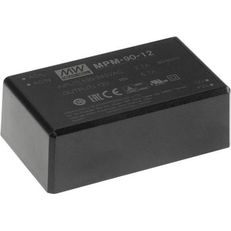 Mean Well MPM-90-24 Alimentatore da circuito stampato AC / DC 24 V/DC 90 W