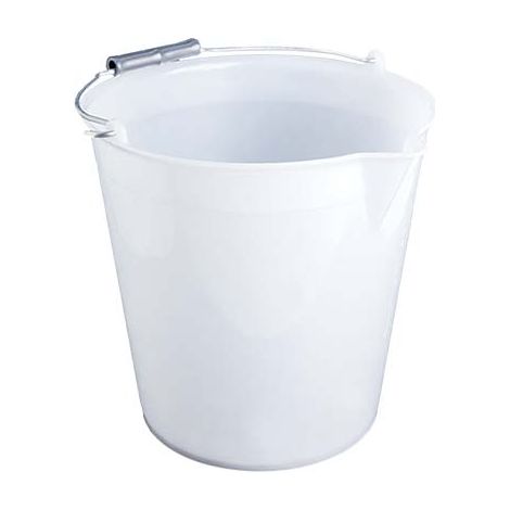SECCHIO PESANTE + BECCO - PE LT 12 CM 29 H.CM 20- 6 pezzi