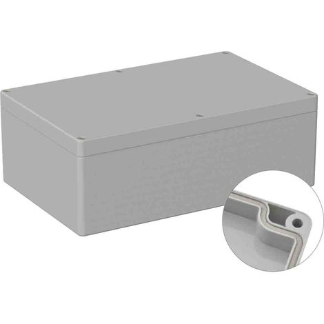 Boîtier à usage général RS PRO en Polycarbonate, 160 x 250 x 90mm, Gris IP66 ( Prix pour 1 ) (1/2)
