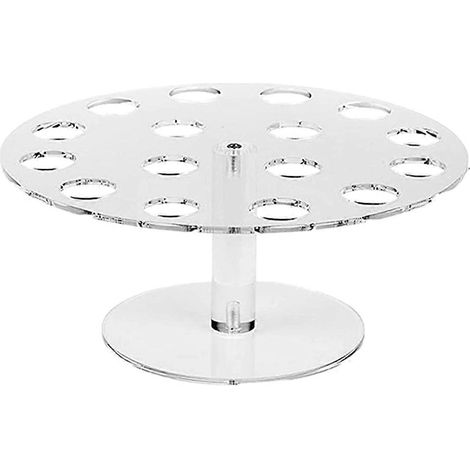 Eiscreme- und Waffelständer aus Acryl, 16 Löcher, transparent, für Bäckereien, Hochzeiten, Partys, Buffets, Konditoreien (1/5)